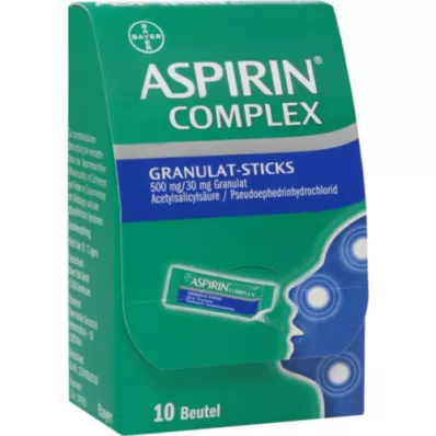 ASPIRIN Complex Granules Sticks 500 mg/30 mg Gran, 10 db