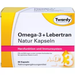 OMEGA-3+Liver Oil Természetes kapszula, 60 kapszula