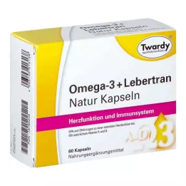 OMEGA-3+Liver Oil Természetes kapszula, 60 kapszula