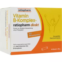 VITAMIN B-KOMPLEX-ratiopharm direkt por, 40 db