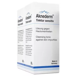 AKNEDERM Tinktúra érzékeny, 2X50 ml