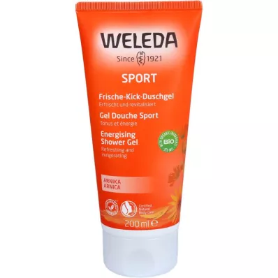 WELEDA Sport Fresh Kick Arnika tusfürdő, 200 ml