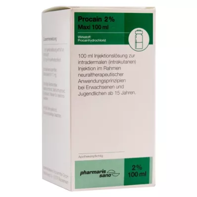 Procaine pharmarissano 2% Maxi oldatos injekció Fla.100 ml, 100 ml