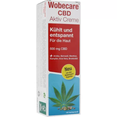 WOBECARE CBD Aktív krém, 100 ml