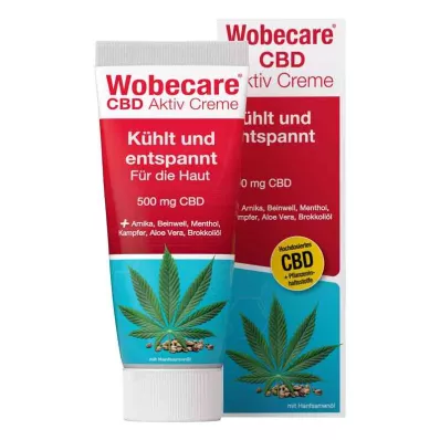 WOBECARE CBD Aktív krém, 100 ml