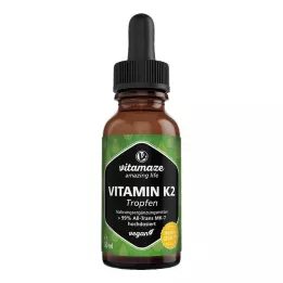 VITAMIN K2 MK7 cseppek nagy dózisban vegán, 50 ml
