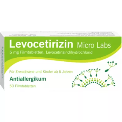 LEVOCETIRIZIN Micro Labs 5 mg filmtabletta, 50 db