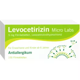 LEVOCETIRIZIN Micro Labs 5 mg filmtabletta, 100 db