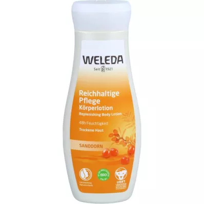 WELEDA Homoktövis gazdag ápoló testápoló, 200 ml