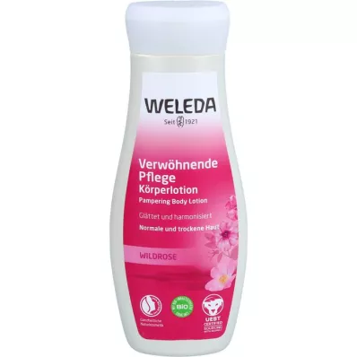 WELEDA Wild Rose kényeztető testápoló testápoló, 200 ml