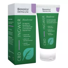 BIONORICA Derma Line Ginger-CBD Kézkrém, 50 ml