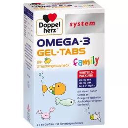 DOPPELHERZ Omega-3 gél tabletta családi rendszer, 120 db