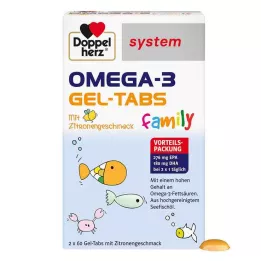 DOPPELHERZ Omega-3 gél tabletta családi rendszer, 120 db