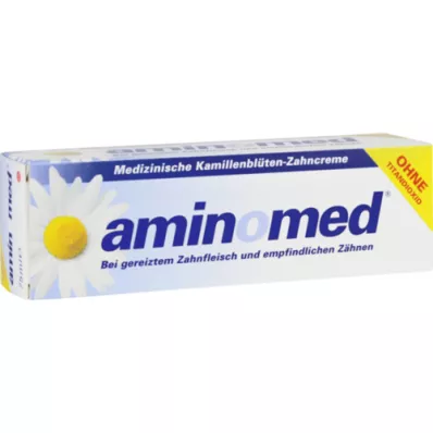 AMINOMED Kamillavirág fogkrém titán-dioxid nélkül, 75 ml