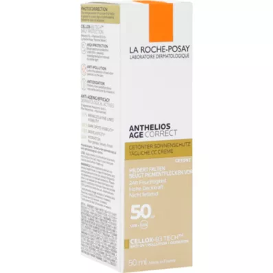 ROCHE-POSAY Anthelios Age Correct színezett krém.LSF 50, 50 ml