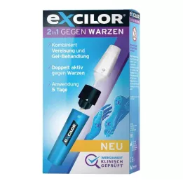 EXCILOR 2in1 szemölcsök elleni kombinált csomag, 1 p