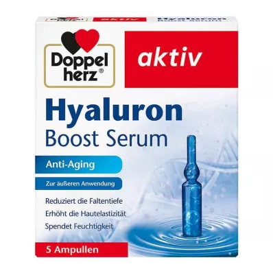 DOPPELHERZ Hyaluron Boost szérum ampullák, 5 db