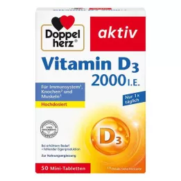 DOPPELHERZ D3-vitamin 2000 NE tabletta, 50 db