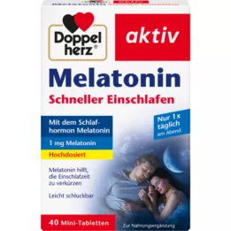 DOPPELHERZ Melatonin tabletta, 40 db