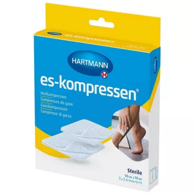 es-kompressen® géz borogatás 10 cm x 10 cm steril, 5x2 darab