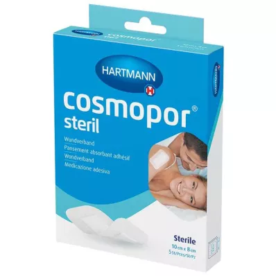 cosmopor® steril sebkötöző 10 cm x 8 cm, 5 db
