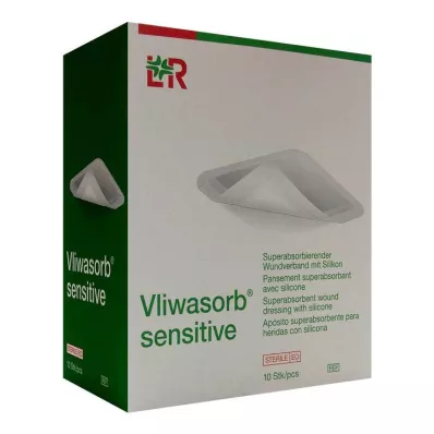 Vliwasorb szenzitív 10x20 cm szuperabsorb.sebtapasz, 10 db