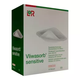 VLIWASORB érzékeny 15x25 cm-es szuperabszorbens sebkötszer, 10 db