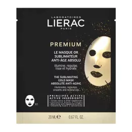 Lierac Premium tökéletesítő aranylemez maszk, 1X20 ml