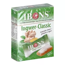 IBONS Gyömbér Classic Box rágós cukorka, 60 g