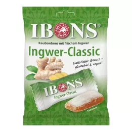 IBONS Gyömbér Classic zacskó rágós édesség, 92 g