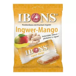 IBONS Gyömbéres mangós zacskó rágós édesség, 92 g