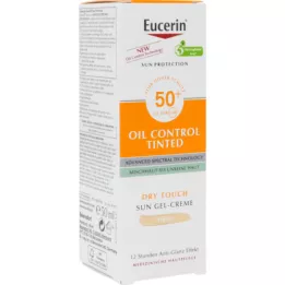 EUCERIN Sun Oil Control színezett krém LSF 50+ light, 50 ml