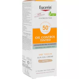 EUCERIN Sun Oil Control színezett krém LSF 50+ kesztyű, 50 ml