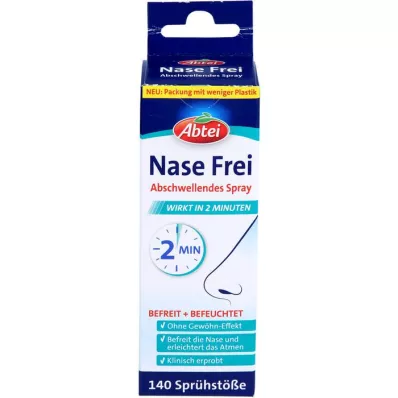 ABTEI Nose Free 2 perc dekongesztáns spray, 20 ml