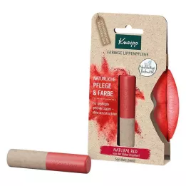 KNEIPP színezett ajakápoló természetes piros, 3,5 g