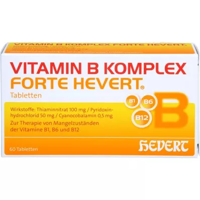 VITAMIN B KOMPLEX forte Hevert tabletta, 60 db