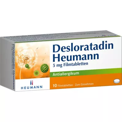 DESLORATADIN Heumann 5 mg filmtabletta, 10 db