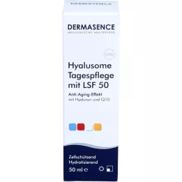 DERMASENCE Hyalusome nappali ápoló emulzió LSF 50, 50 ml