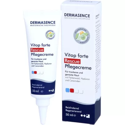 DERMASENCE Vitop forte Rescue ápoló krém, 50 ml