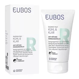 EUBOS KÜHL & KLAR Vörösség elleni tisztító tej, 150 ml