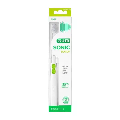 GUM Sonic Daily sonic fogkefe fehér, 1 db GUM Sonic Daily sonic fogkefe fehér, 1 db