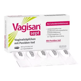 VAGISAN sept hüvelykúpok povidon-jóddal, 5 db