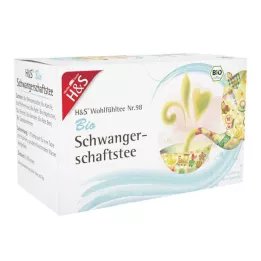 H&amp;S Bio terhességi tea szűrőzacskó, 20X2 g