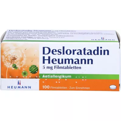 DESLORATADIN Heumann 5 mg filmtabletta, 100 db