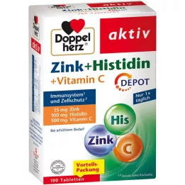 DOPPELHERZ Cink+Hisztidin Depot tabletta aktív, 100 db