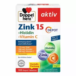 DOPPELHERZ Cink+Hisztidin Depot tabletta aktív, 100 db
