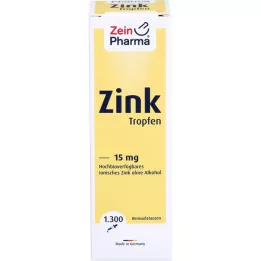 ZINK TROPFEN 15 mg ionizált, 50 ml