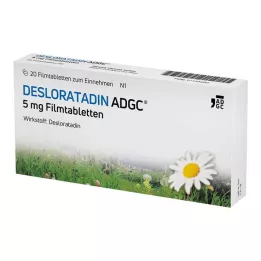 DESLORATADIN ADGC 5 mg filmtabletta, 20 db