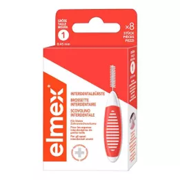 ELMEX Interdentális kefe ISO 1 méret 0,45 mm narancssárga, 8 db