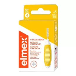 ELMEX Interdentális kefe ISO 4-es méret 0,7 mm sárga, 8 db
